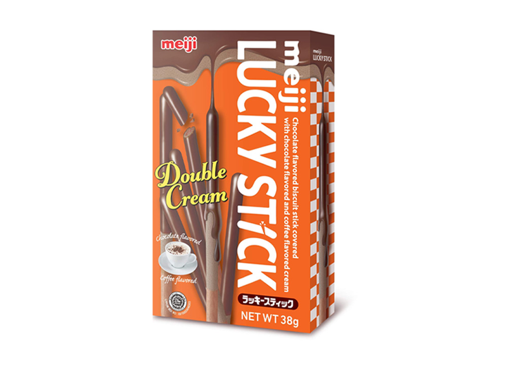 Meiji Lucky Stick Biscuits Chocolate / Strawberry / Double Chocolate 45g